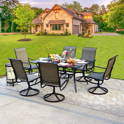 How Our 7-Piece Outdoor Dining Set Will Become Your Upscale Outdoor Dining Essential