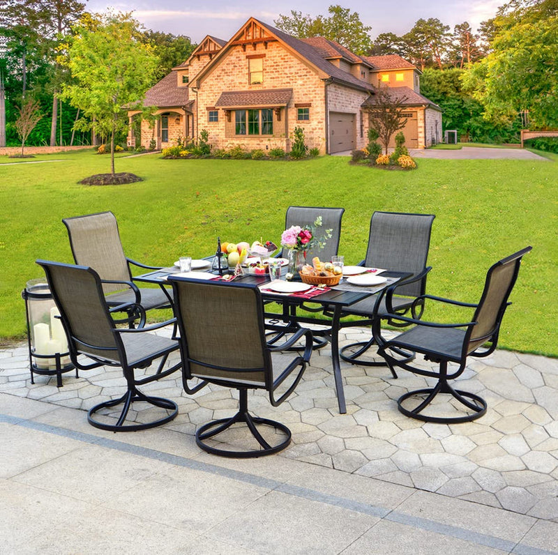 How Our 7-Piece Outdoor Dining Set Will Become Your Upscale Outdoor Dining Essential